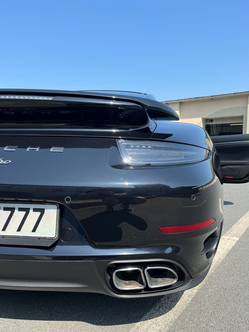 Porsche zadní část detail