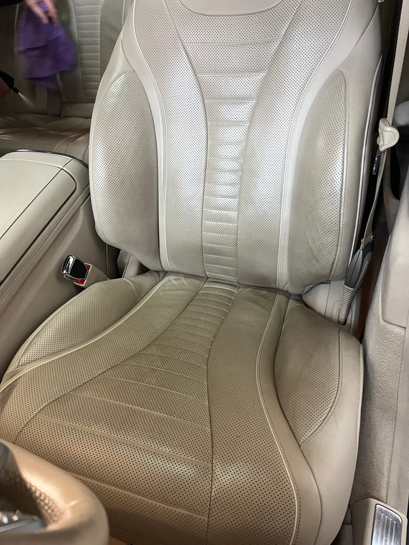 Mercedes S přední sedačky